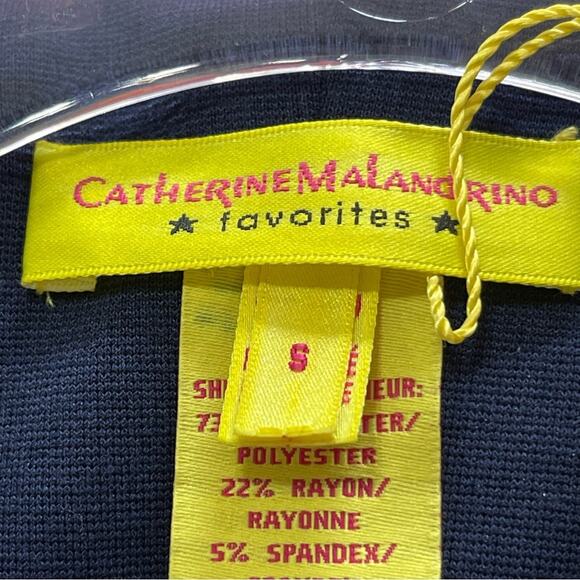 Catherine Malandrino Kerrianne Navy Ponte Cutout Back Sleeveless Dress - Small - Picture 11 of 16